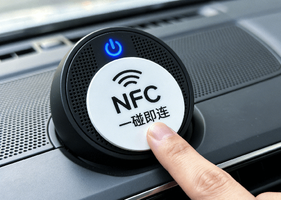 车主必备黑科技！NFC 标签让车载音箱 “一碰即连”，解放双手更安全