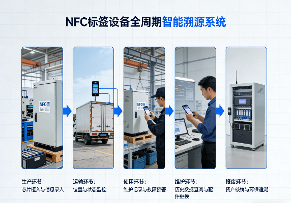 工业资产管理：NFC 标签实现设备全周期智能溯源